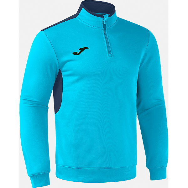 Joma Winner IV Ziptop Heren - Turquoise Fluor / Marine