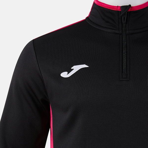 Joma Winner IV Ziptop Enfants - Noir / Raspberry