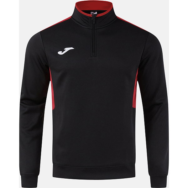 Joma Winner IV Ziptop Kinderen - Zwart / Rood / Wit