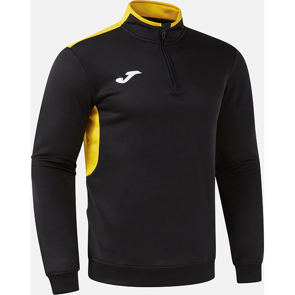 Joma Winner IV Ziptop Kinderen - Zwart / Geel