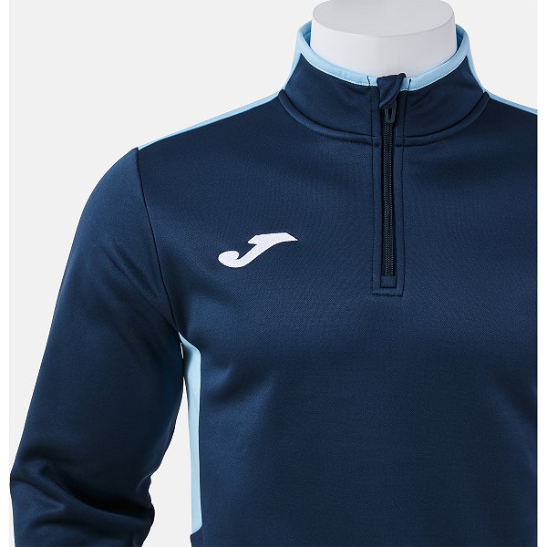 Joma Winner IV Ziptop Kinderen - Marine / Hemelsblauw