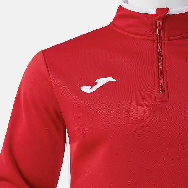 Joma Winner IV Ziptop Kinderen - Rood / Wit