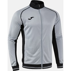 Vorschau: Joma Eco Retro Trainingsjacke Kinder - Hellgrau Meliert