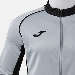Vorschau: Joma Eco Retro Trainingsjacke Kinder - Hellgrau Meliert