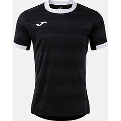 Joma Toletum VII Maillot Manches Courtes Hommes - Noir / Blanc