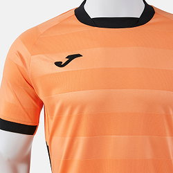 Voorvertoning: Joma Toletum VII Shirt Korte Mouw Heren - Oranje / Zwart