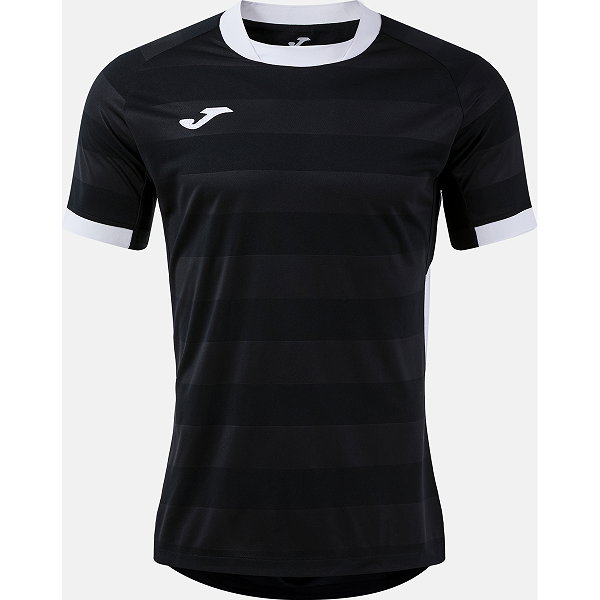 Joma Toletum VII Maillot Manches Courtes Enfants - Noir / Blanc