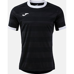 Joma Toletum VII Shirt Korte Mouw Kinderen - Zwart / Wit