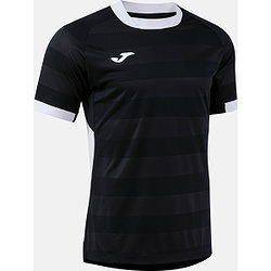 Présentation: Joma Toletum VII Maillot Manches Courtes Enfants - Noir / Blanc