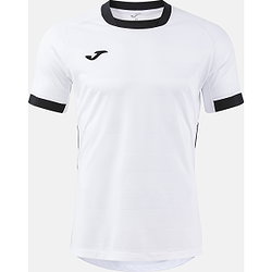 Joma Toletum VII Maillot Manches Courtes Enfants - Blanc / Noir
