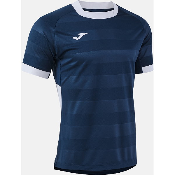 Joma Toletum VII Maillot Manches Courtes Enfants - Marine / Blanc