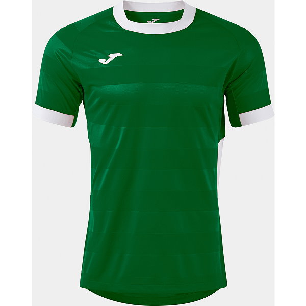 Joma Toletum VII Maillot Manches Courtes Enfants - Vert / Blanc