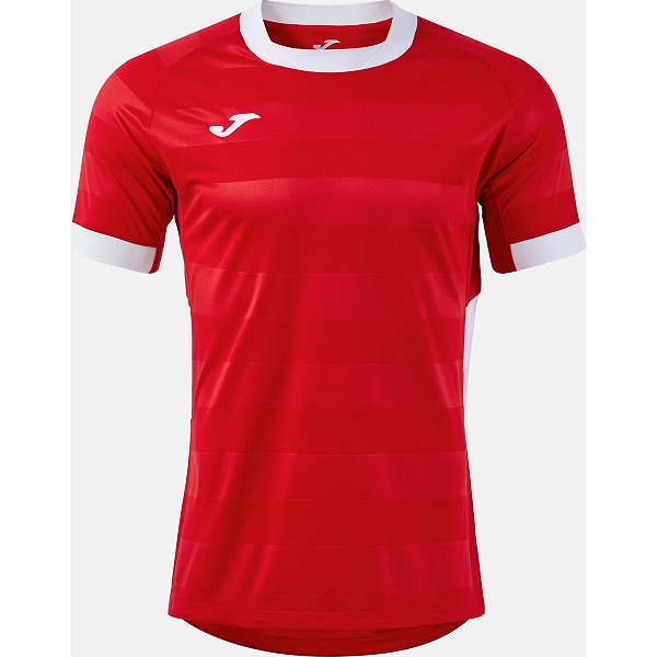 Joma Toletum VII Shirt Korte Mouw Kinderen - Rood / Wit