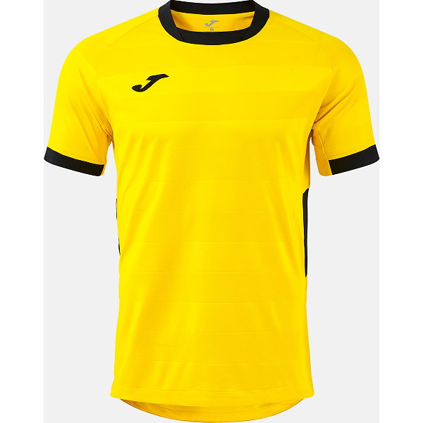 Joma Toletum VII Maillot Manches Courtes Enfants - Jaune / Noir