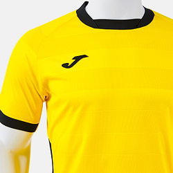 Présentation: Joma Toletum VII Maillot Manches Courtes Enfants - Jaune / Noir