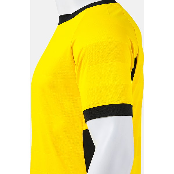 Joma Toletum VII Maillot Manches Courtes Enfants - Jaune / Noir