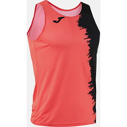 Voorvertoning: Joma Picasho Running Singlet Heren - Coral Fluor / Zwart