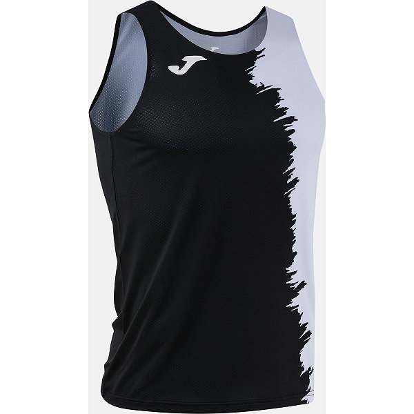 Joma Picasho Running Singlet Hommes - Noir / Blanc