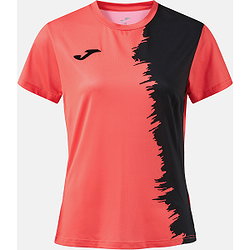 Joma Picasho Trikot Kurzarm Damen - Coral Fluor / Schwarz
