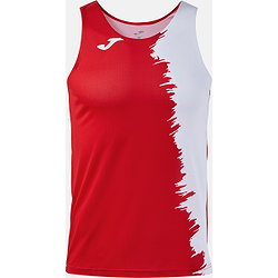 Joma Picasho Running Singlet Heren - Rood / Wit