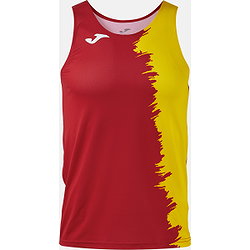 Présentation: Joma Picasho Running Singlet Hommes - Rouge / Jaune
