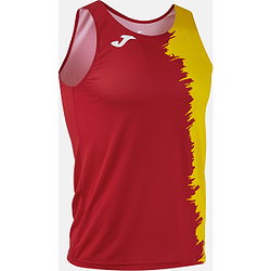 Présentation: Joma Picasho Running Singlet Hommes - Rouge / Jaune