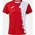 Joma Picasho Shirt Korte Mouw Dames - Rood / Wit