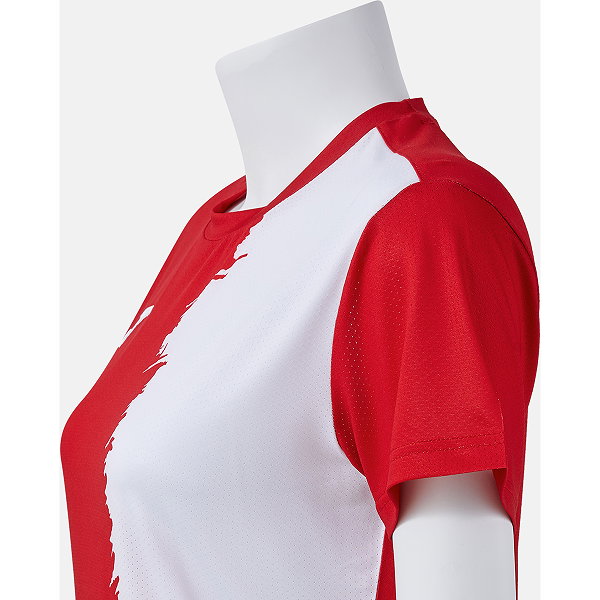 Joma Picasho Shirt Korte Mouw Dames - Rood / Wit