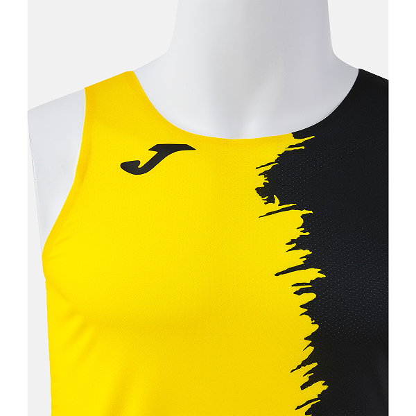 Joma Picasho Running Singlet Hommes - Jaune / Noir