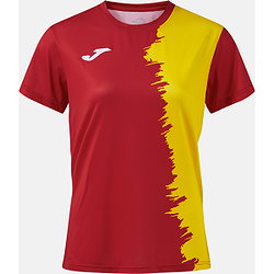 Joma Picasho Trikot Kurzarm Damen - Rot / Gelb