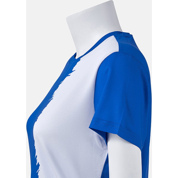 Joma Picasho Maillot Manches Courtes Femmes - Royal / Blanc