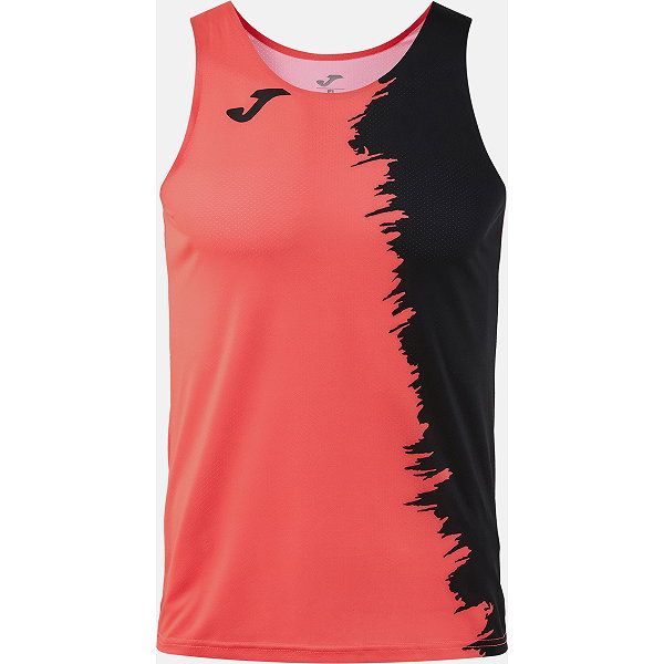 Joma Picasho Running Singlet Enfants - Coral Fluor / Noir