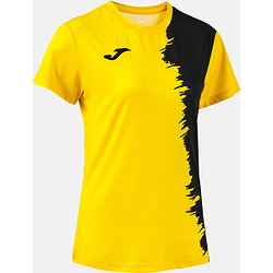 Voorvertoning: Joma Picasho Shirt Korte Mouw Dames - Geel / Zwart