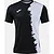Joma Picasho Maillot Manches Courtes Hommes - Noir / Blanc