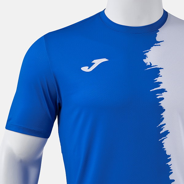 Joma Picasho Maillot Manches Courtes Hommes - Royal / Blanc