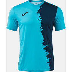 Joma Picasho Shirt Korte Mouw Kinderen - Turquoise Fluor / Marine