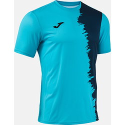 Voorvertoning: Joma Picasho Shirt Korte Mouw Kinderen - Turquoise Fluor / Marine