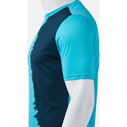 Voorvertoning: Joma Picasho Shirt Korte Mouw Kinderen - Turquoise Fluor / Marine