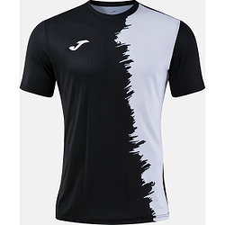 Joma Picasho Shirt Korte Mouw Kinderen - Zwart / Wit