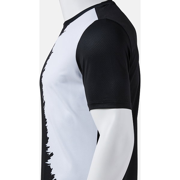 Joma Picasho Maillot Manches Courtes Enfants - Noir / Blanc