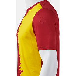 Vorschau: Joma Picasho Trikot Kurzarm Kinder - Rot / Gelb