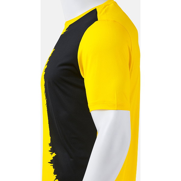 Joma Picasho Maillot Manches Courtes Enfants - Jaune / Noir