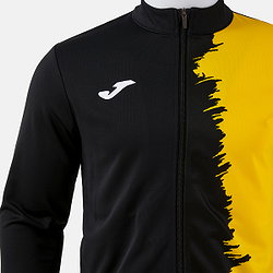 Présentation: Joma Picasho Veste D'entraînement Enfants - Noir / Jaune