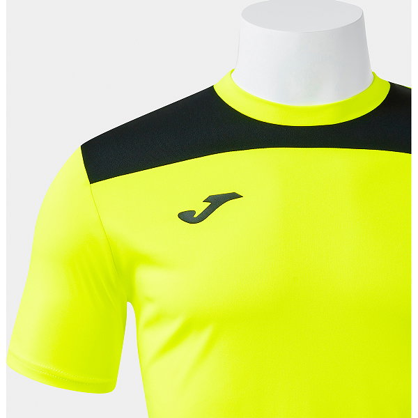 Joma Phoenix III Kurzarm-Fußballset Herren - Neongelb / Schwarz