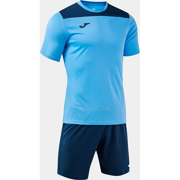 Joma Phoenix III Voetbalset Korte Mouw Heren - Hemelsblauw / Marine