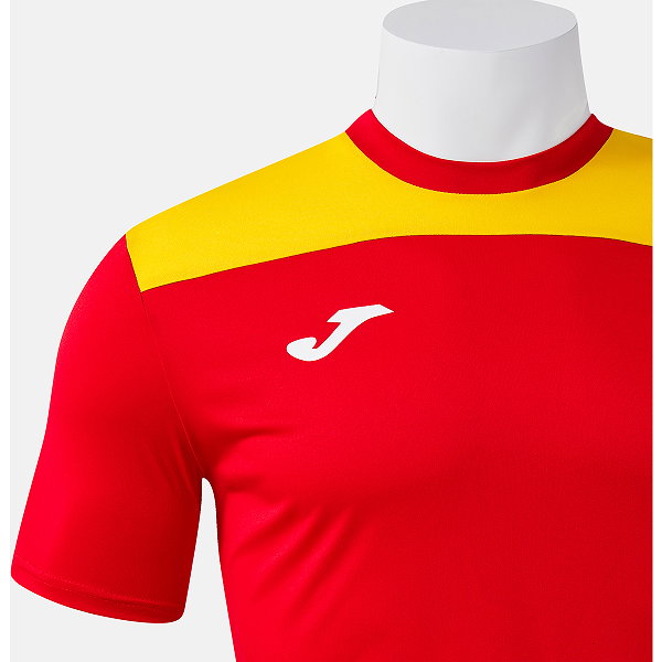 Joma Phoenix III Voetbalset Korte Mouw Heren - Rood / Geel