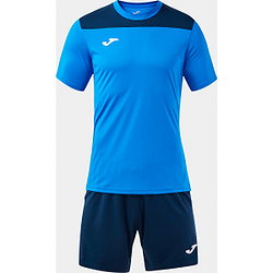 Joma Phoenix III Voetbalset Korte Mouw Heren - Royal / Marine / Wit