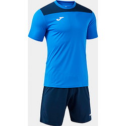 Vorschau: Joma Phoenix III Kurzarm-Fußballset Herren - Royal / Marine / Weiß