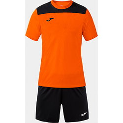 Joma Phoenix III Kurzarm-Fußballset Herren - Orange / Schwarz