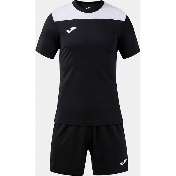 Joma Phoenix III Ensemble De Foot À Manches Courtes Enfants - Noir / Blanc